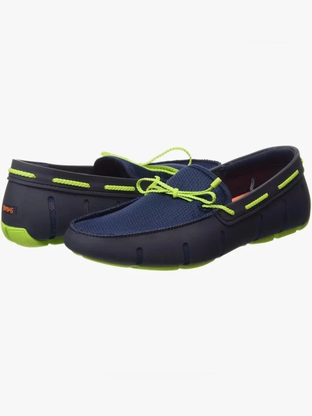 Swims Men’s Braided Lace Loafer Size 14 In Navy/Green